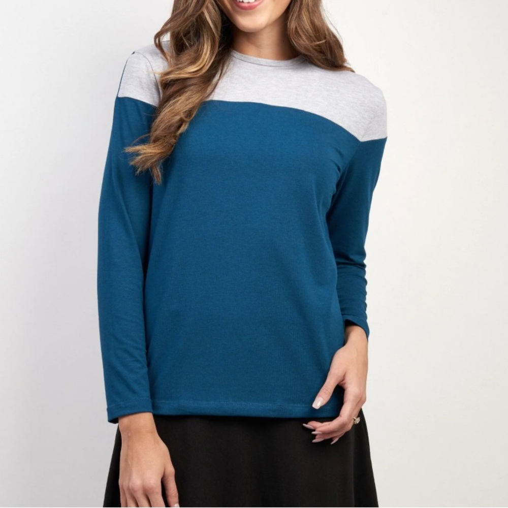 246‎ - Blue/White Long Sleeve